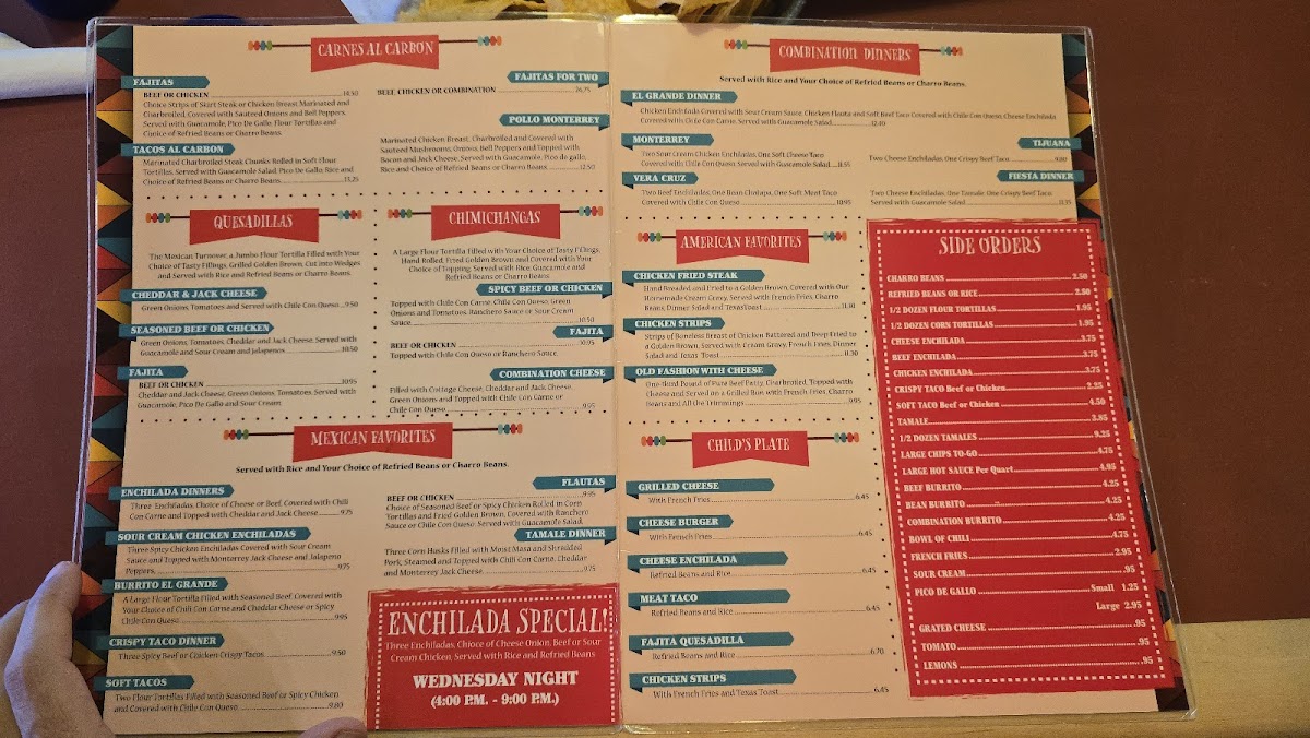 Juan Pablos Menu - Image 1